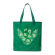 Photo1: Pokemon Center 2017 Eevee Collection Colorful Tote bag Leafeon (1)