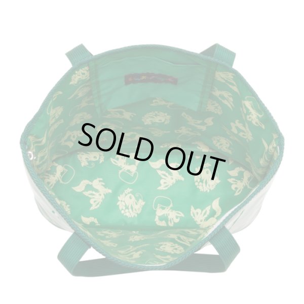 Photo2: Pokemon Center 2017 Eevee Collection Colorful Tote bag Leafeon (2)