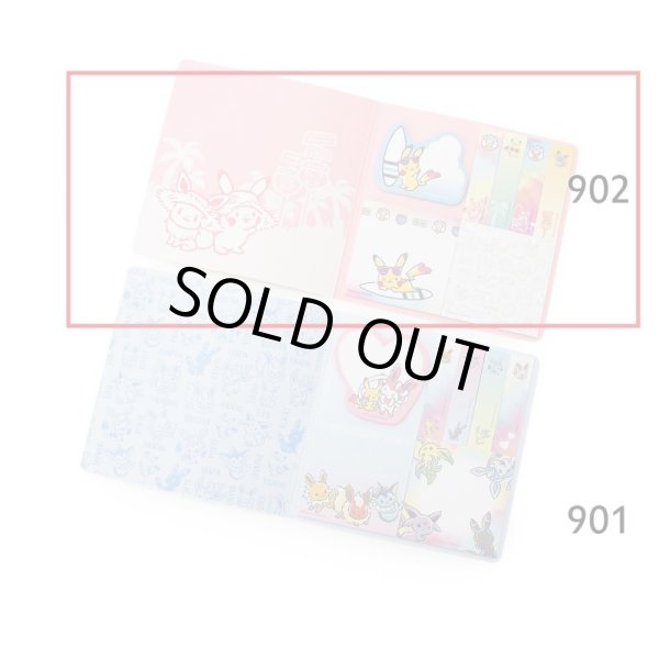 Photo2: POKEMON LOVE ITS' DEMO Sticky book Surfer Pikachu (2)