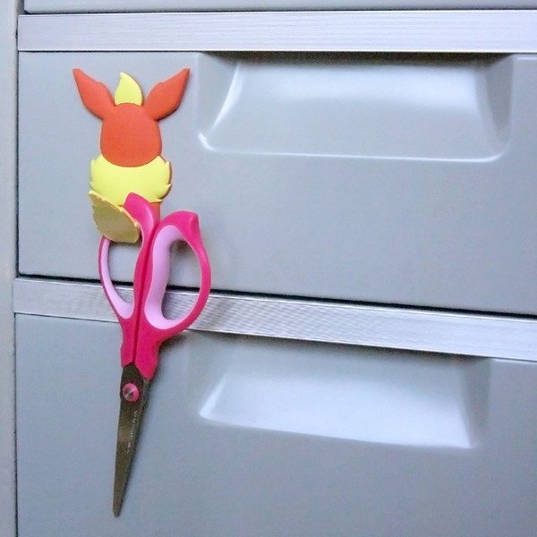 Photo3: Pokemon Tail Magnet Hook Flareon Hanging Hooks Hanger (3)