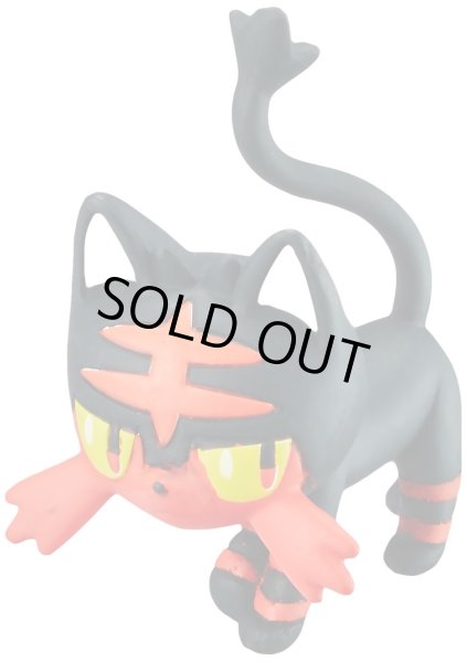 Photo1: Pokemon Monster Collection EX EMC-04 Litten Mini figure TAKARA TOMY Moncolle-EX (1)