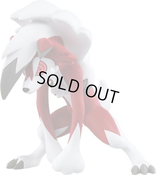 Photo1: Pokemon Monster Collection EX ESP-09 Lycanroc Midnight Mini figure TAKARA TOMY Moncolle-EX (1)