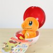 Photo1: Pokemon Center 2017 Petit Plush in Poke Ball Case Charmander doll (1)