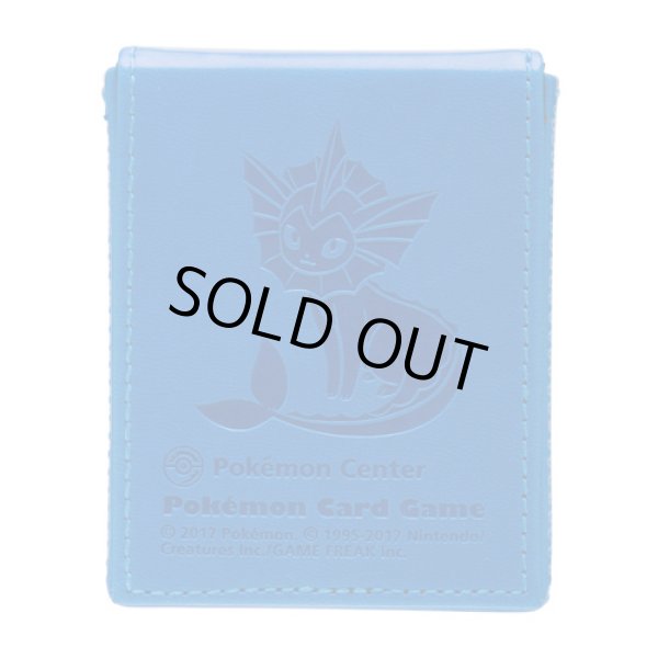 Photo2: Pokemon Center Original Eevee Collection Colorful Card Flip deck case Vaporeon (2)