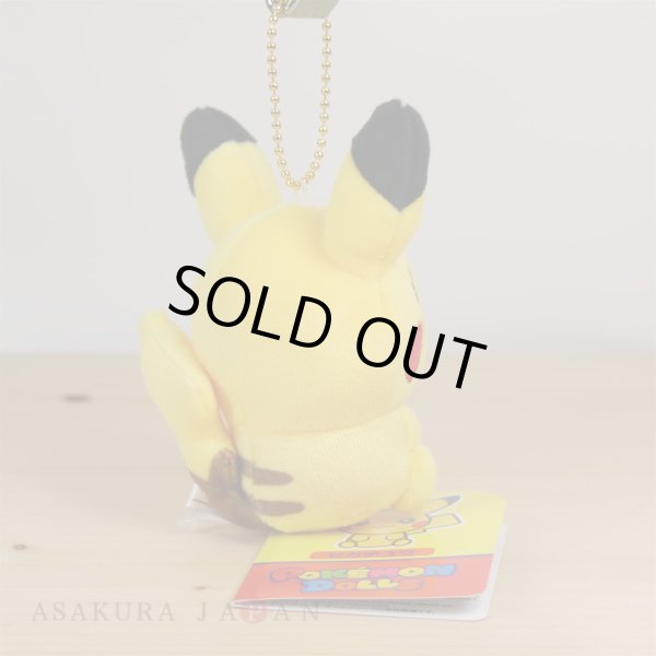 Photo3: Pokemon Center 2017 POKEMON DOLLS Plush Mascot Key Chain Pikachu (3)