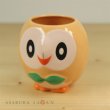 Photo3: Pokemon Center 2017 Japanese Traditional Design Rowlet YUNOMI Mug Japan Tea cup (3)