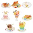 Photo1: Pokemon Center 2017 Mini Figure Collection Dessert Plate 8 pcs Complete set (1)