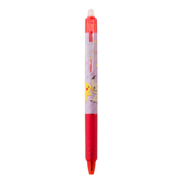 Photo1: Pokemon Center 2017 Frixion Ballpoint pen Pikachu & Mimikyu Red ink (1)