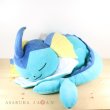 Photo2: Pokemon Center 2017 Eevee Collection Large Size Plush Sleeping Vaporeon doll Big (2)