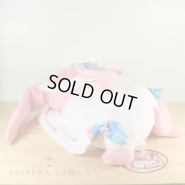 Photo3: Pokemon Center 2017 Eevee Collection Large Size Plush Sleeping Sylveon doll Big (3)