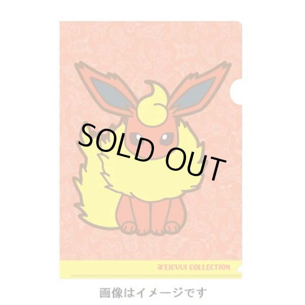 Photo1: Pokemon Center 2017 Eevee Collection A4 Size Clear File Folder Flareon (1)