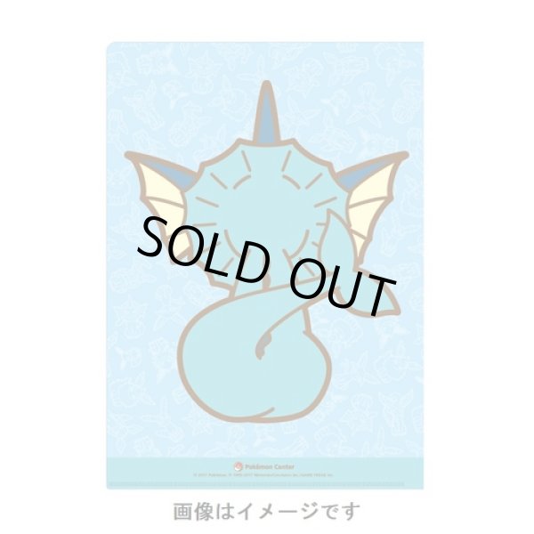 Photo2: Pokemon Center 2017 Eevee Collection A4 Size Clear File Folder Vaporeon (2)