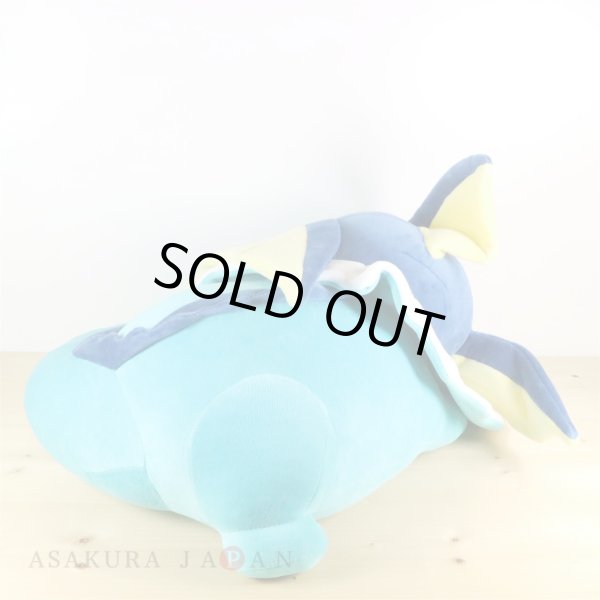 Photo3: Pokemon Center 2017 Eevee Collection Large Size Plush Sleeping Vaporeon doll Big (3)