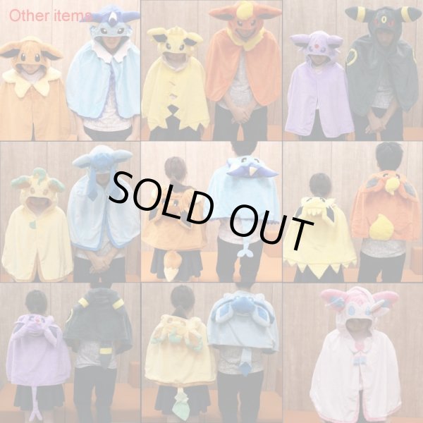 Photo3: Pokemon Center Sapporo 2017 Eevee Poncho Series Leafeon ver. Hooded Poncho (3)
