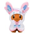 Photo1: Pokemon Center 2017 Eevee Poncho Series Sylveon ver.  Plush Toy (1)