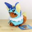 Photo2: Pokemon Center 2017 Eevee Poncho Series Vaporeon ver.  Plush Toy (2)