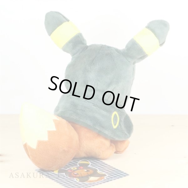 Photo3: Pokemon Center 2017 Eevee Poncho Series Umbreon ver.  Plush Toy (3)