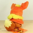 Photo3: Pokemon Center 2017 Eevee Poncho Series Flareon ver.  Plush Toy (3)