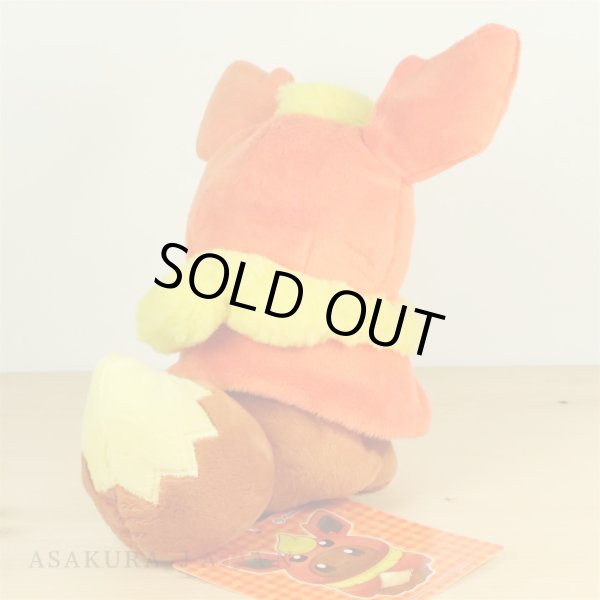 Photo3: Pokemon Center 2017 Eevee Poncho Series Flareon ver.  Plush Toy (3)
