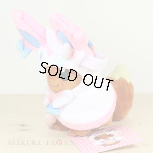 Photo2: Pokemon Center 2017 Eevee Poncho Series Sylveon ver.  Plush Toy (2)