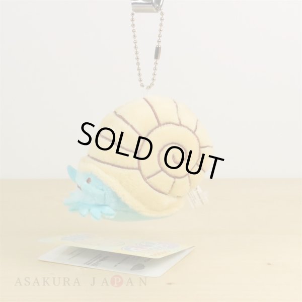 Photo2: Pokemon Center 2017 Transform Ditto Omanyte Plush Mascot Key Chain (2)