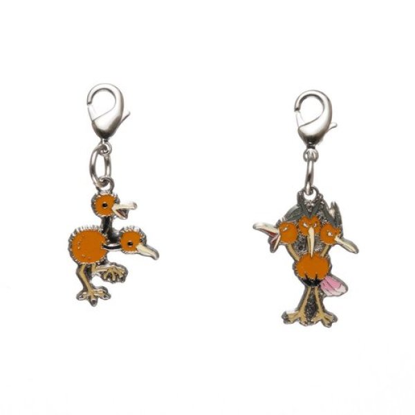 Photo1: Pokemon Center 2011 Metal Charm # 084 085 Doduo Dodrio (1)