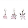 Photo1: Pokemon Center 2011 Metal Charm # 174 039 040 Igglybuff Jigglypuff Wigglytuff (1)