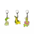 Photo1: Pokemon Center 2012 Metal Charm # 152 153 154 Chikorita Bayleef Meganium (1)