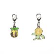 Photo1: Pokemon Center 2012 Metal Charm # 191 192 Sunkern Sunflora (1)