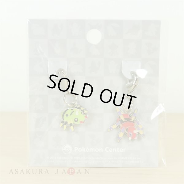 Photo2: Pokemon Center 2012 Metal Charm # 167 168 Spinarak Ariados (2)