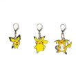 Photo1: Pokemon Center 2011 Metal Charm # 172 025 026 Pichu Pikachu Raichu (1)