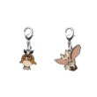 Photo1: Pokemon Center 2012 Metal Charm # 163 164 Hoothoot Noctowl (1)