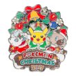 Photo1: Pokemon Center CHRISTMAS 2017 Pin Badge Pins Pikachu Alola vulpix Rockruff (1)