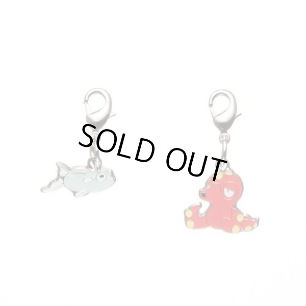 Photo1: Pokemon Center 2012 Metal Charm # 223 224 Remoraid Octillery (1)