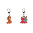 Photo1: Pokemon Center 2012 Metal Charm # 218 219 Slugma Magcargo (1)