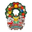 Photo1: Pokemon Center CHRISTMAS 2017 Metal Paper Stand Clip Pikachu Alola vulpix Rockruff (1)