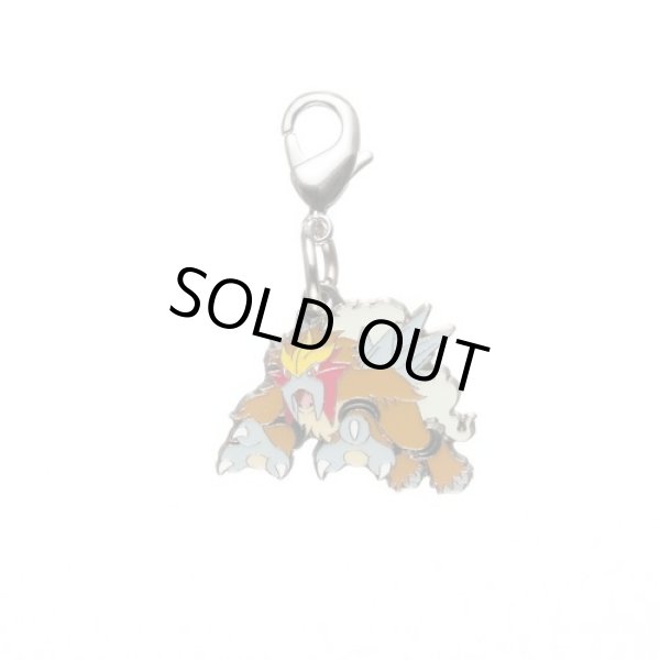 Photo1: Pokemon Center 2012 Metal Charm # 244 Entei (1)