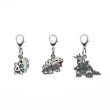 Photo1: Pokemon Center 2012 Metal Charm # 304 305 306 Aron Lairon Aggron (1)