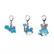 Photo1: Pokemon Center 2012 Metal Charm # 298 183 184 Azurill Marill Azumarill (1)