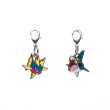 Photo1: Pokemon Center 2012 Metal Charm # 318 319 Carvanha Sharpedo (1)