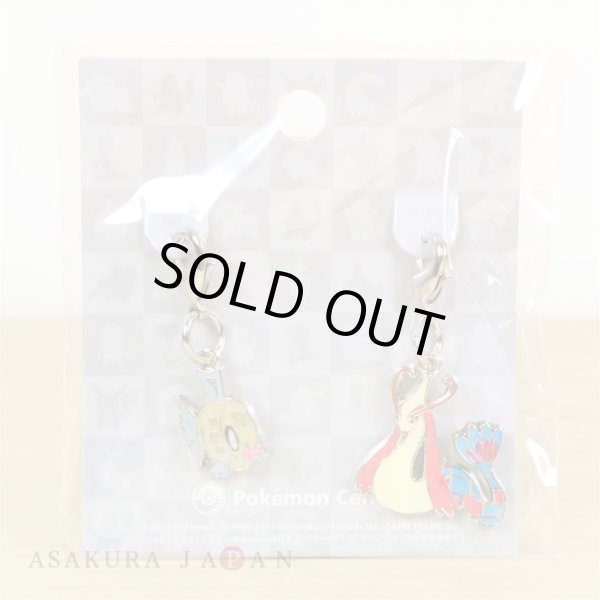 Photo2: Pokemon Center 2012 Metal Charm # 349 350 Feebas Milotic (2)