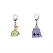 Photo1: Pokemon Center 2012 Metal Charm # 316 317 Gulpin Swalot (1)