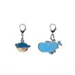 Photo1: Pokemon Center 2012 Metal Charm # 320 321 Wailmer Wailord (1)