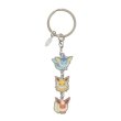 Photo2: Pokemon Center 2017 Transform Ditto Both sides Triple Metal Charm Key chain Vaporeon Jolteon Flareon (2)