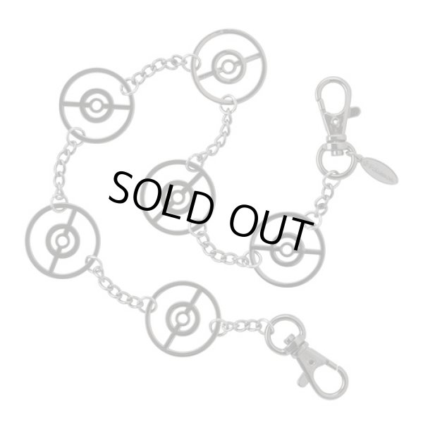 Photo1: Pokemon Center 2017 Poke Ball Wallet chain (1)