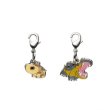 Photo1: Pokemon Center 2012 Metal Charm # 449 450 Hippopotas Hippowdon (1)