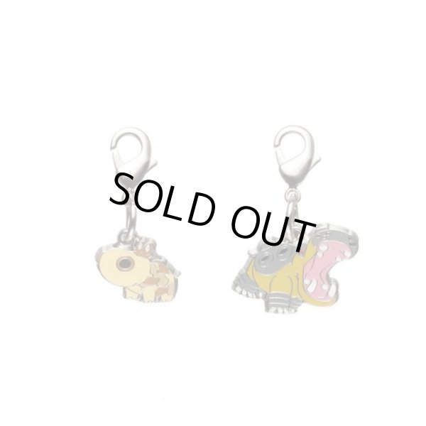Photo1: Pokemon Center 2012 Metal Charm # 449 450 Hippopotas Hippowdon (1)