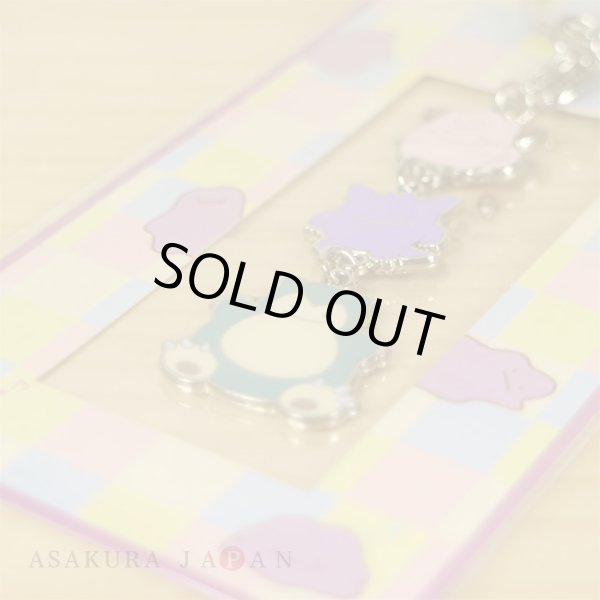 Photo4: Pokemon Center 2017 Transform Ditto Both sides Triple Metal Charm Key chain Clefairy Gengar Snorlax (4)