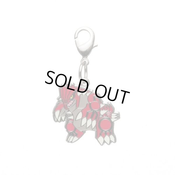 Photo1: Pokemon Center 2012 Metal Charm # 383 Groudon (1)