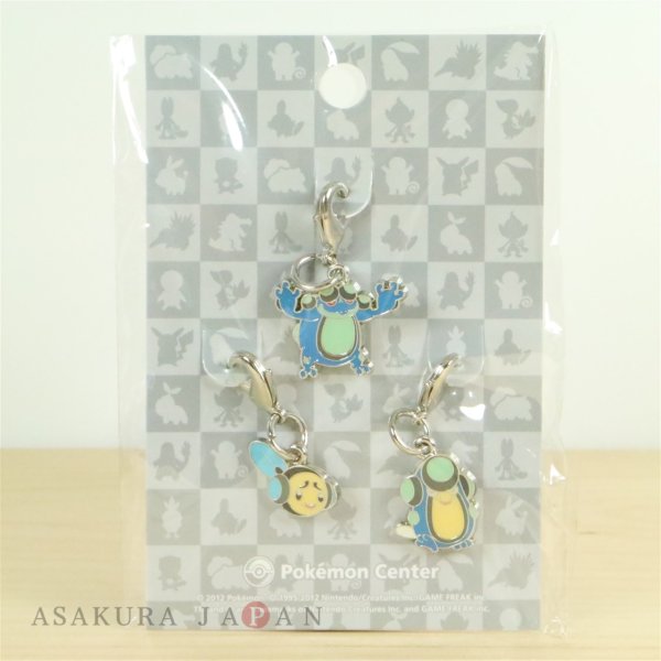 Photo2: Pokemon Center 2012 Metal Charm # 535 536 537 Tympole Palpitoad Seismitoad (2)